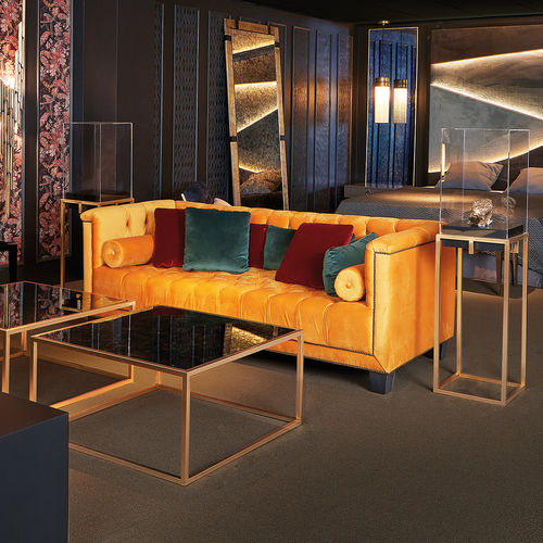 Chesterfield-Sofa - BOGA - Viveti - Stoff / gold / Contract