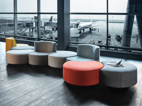 Modulsofa - SEDUTALONGA - Mussi Italy - modern / Stoff / Leder