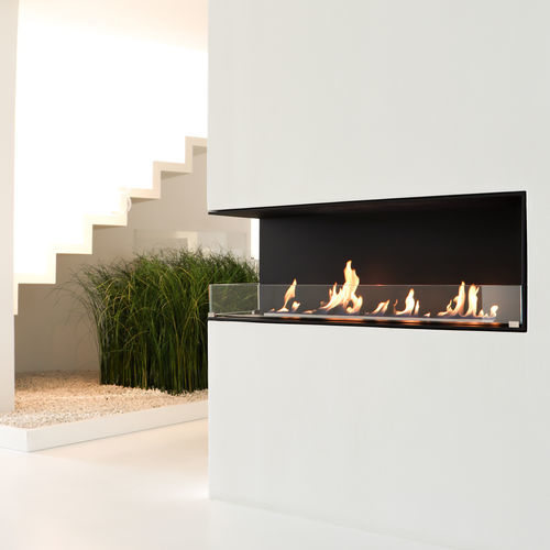 Bioethanol-Brennkammer / Stahl - Montreal  - Attika Feuer AG - rechteckig / modern / einbaufähig