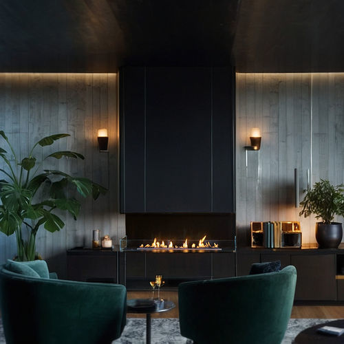 Bioethanol-Brennkammer / Stahl - Montreal  - Attika Feuer AG - Glas / rechteckig / modern
