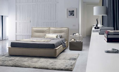 Doppelbett - COMODO - ORME - modern / Polster / Stoff
