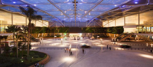 Membrankabel-Flächentragwerk - DOLCE VITA SHOPPING COMPLEX - Hightex - für Abdeckung / mit ETFE-Membran / für öffentliche Bereiche