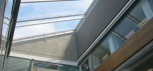 Membran-Architektur / ETFE - JOHNSON BUILDING - Hightex - PTFE / PVC / für Seiltragwerk