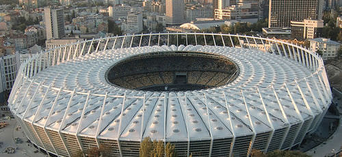 Membrankabel-Flächentragwerk - OLYMPIC KIEV - Hightex - für Abdeckung / mit ETFE-Membran / für Stadion