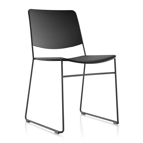 Moderner Stuhl - LINK 60X - Fornasarig - für den Innenraum / Polyolefin / Gestell aus Stahl