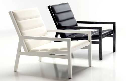 Moderner Sessel - POOLHOUSE - Fornasarig - Stoff / Holz / von Christophe Pillet