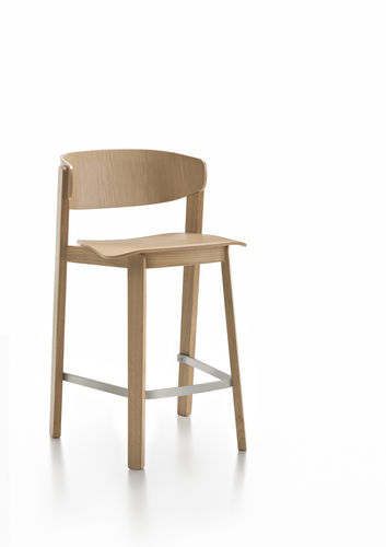 Barstuhl / skandinavisches Design - WOLFGANG - Fornasarig - für den Innenraum / Holz / für Gewerbegebrauch