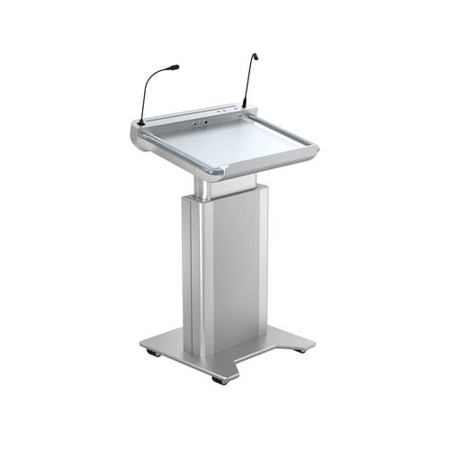 Konferenzpult - ILS SYNERGY AW - Intelligent Lectern Systems - höhenverstellbar / s-Logo / gefräst
