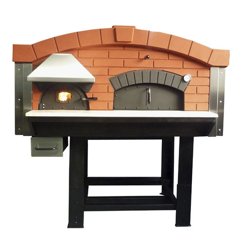 Profi-Pizzaofen - D120V - AS Term - Holz / freistehend / mit 1 Kammer