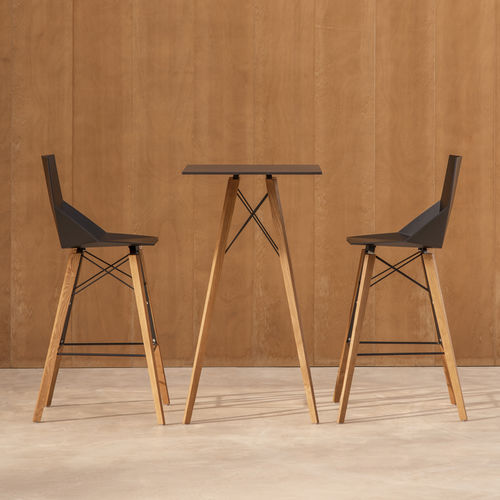 Barstuhl / originelles Design - FAZ WOOD - VONDOM - für Außenbereich / für den Innenraum / Polypropylen