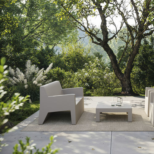 Modernes Sofa - JUT  - VONDOM - für Garten / Stoff / mit Armlehnen