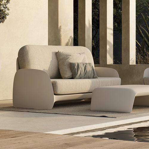 Sofa / organisches Design - PEZZETTINA - VONDOM - für Garten / Stoff / mit Armlehnen