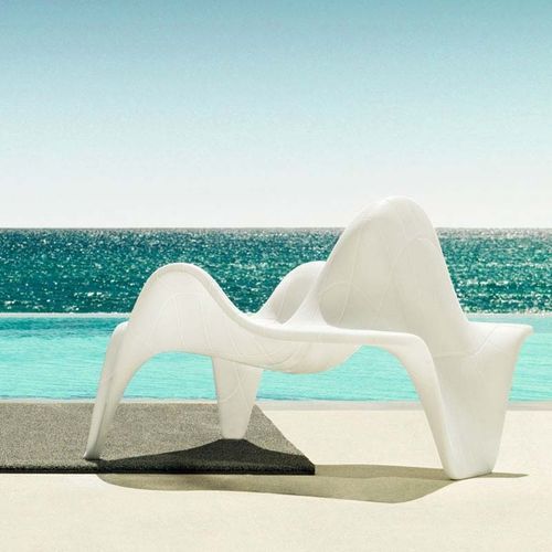 Sessel / originelles Design - F3   - VONDOM - Polyethylen / rotationsgesintertes Polyethylen / 100% recycelbar