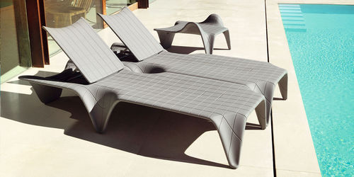 Sonnenliege / originelles Design - F3 - VONDOM - Polyethylen / rotationsgesintertes Polyethylen / für den Innenraum