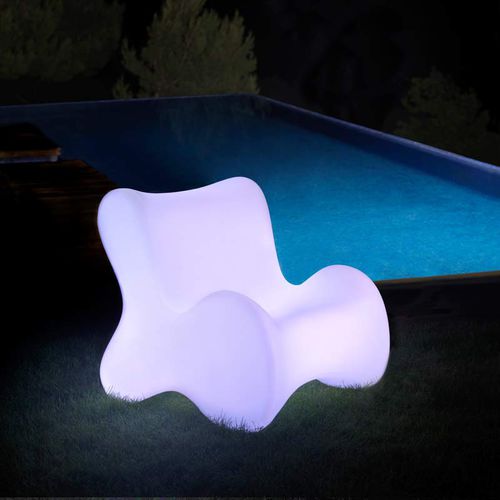 Kaminsessel / originelles Design - PAL - VONDOM - Polyethylen / Polyethylen / grau