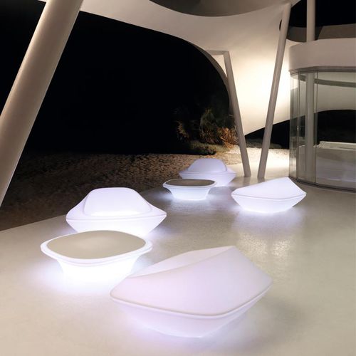 Sessel / originelles Design - UFO  - VONDOM - Polyethylen / Polyethylen / beleuchtet