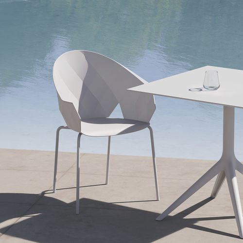 Moderner Stuhl - VASES - VONDOM - für Außenbereich / Polypropylen / Glasfaser