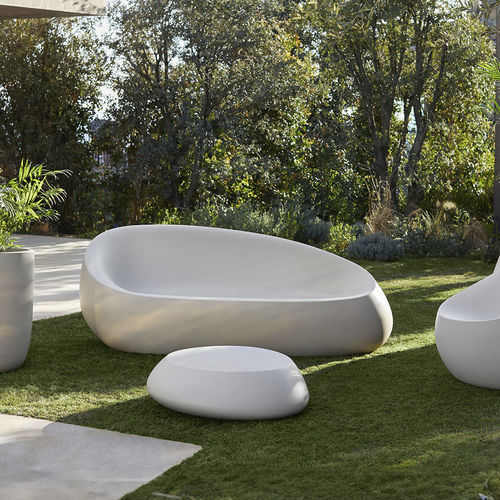 Sofa / originelles Design - STONES - VONDOM - für Garten / Polyethylen / LED-beleuchtet