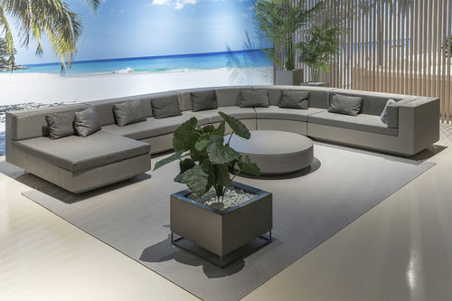 Modulsofa - VELA - VONDOM - halbrund / modern / für Garten