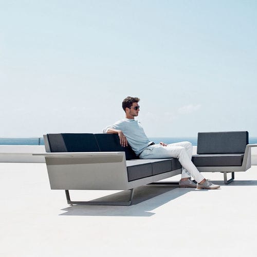 Modulsofa - DELTA - VONDOM - Eck / modern / für Garten