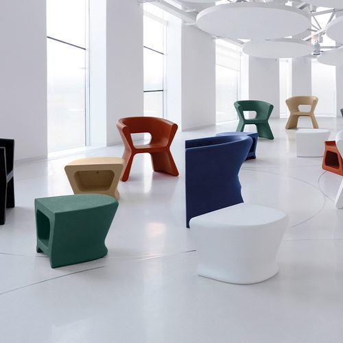 Moderner Hocker - PAL   - VONDOM - Polyethylen / Gestell aus Polyethylen / LED-beleuchtet