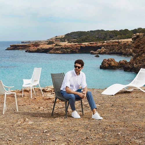 Moderner Sessel - IBIZA  - VONDOM - Polypropylen / Polypropylen / mit abnehmbarem Kissen