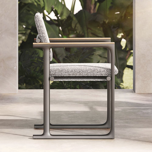 Moderner Stuhl - Tulum - VONDOM - für Außenbereich / Stoff / Gestell aus Aluminium