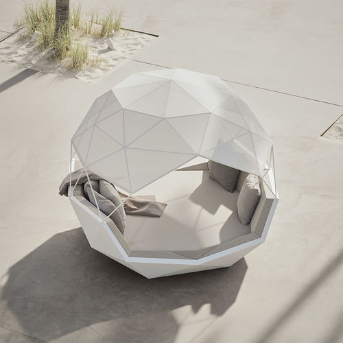 Moderne Récamiere - Igloo - VONDOM - Stoff / für Außenbereich / Himmel