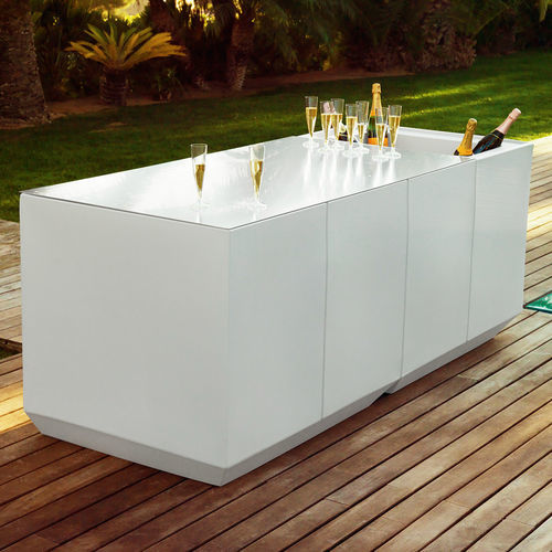 Beleuchteter Gartenbar - VELA - VONDOM - für Privatgebrauch / für Gewerbegebrauch