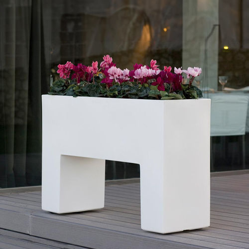 Polyethylen-Pflanzkübel - MURO  - VONDOM - rechteckig / beleuchtet / modern