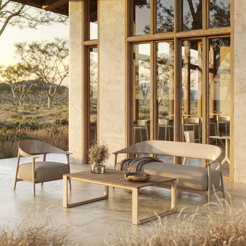 Modernes Sofa - Africa - VONDOM - für Außenbereich / Stoff / Kunstleder