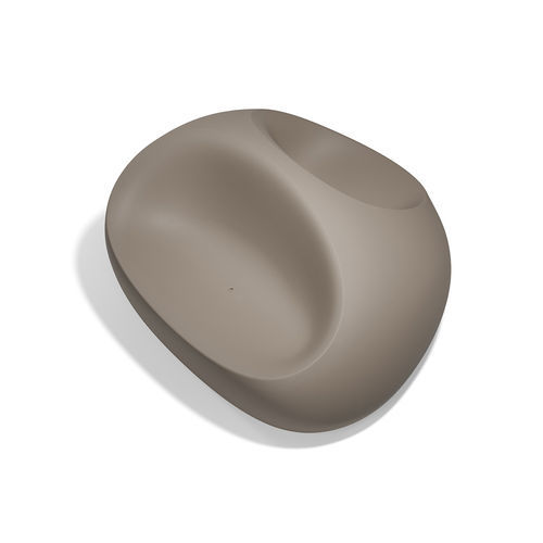 Hocker / organisches Design - STONE DOBLE SOFA - VONDOM - Polyethylen / LED-beleuchtet / mit integrierter Beleuchtung