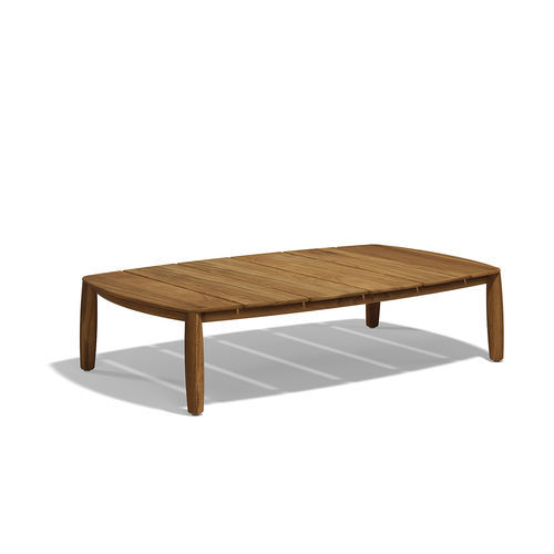 Moderner Couchtisch - FUSTA COFFEE TABLE - VONDOM - Teakholz / für Außenbereich / von Ramon Esteve