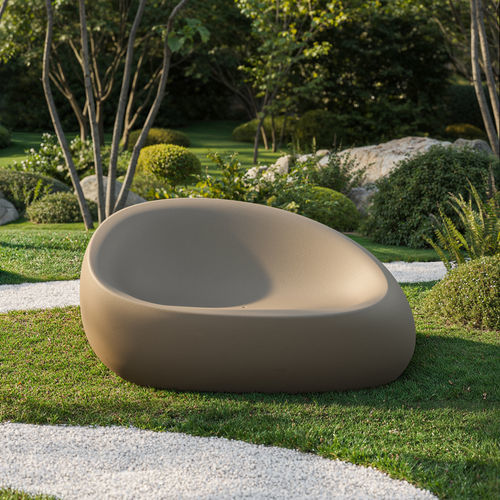 Sofa / originelles Design - STONES - VONDOM - für Garten / Polyethylen / LED-beleuchtet