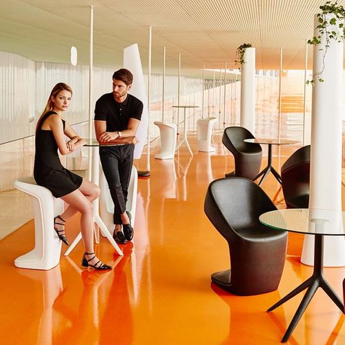 Stuhl / originelles Design - UFO  - VONDOM - für Außenbereich / für den Innenraum / Polyethylen