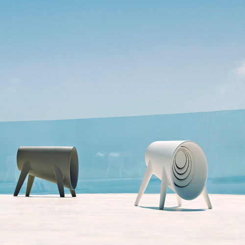 Hocker / originelles Design - BUM BUM - VONDOM - Polyethylen / Gestell aus Polyethylen / beleuchtet