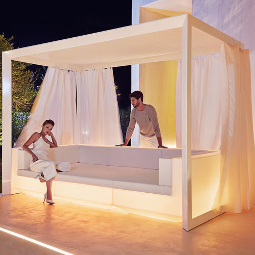 Aluminium-Pavillon - VELA - VONDOM - Stoff / Aluminiumstruktur