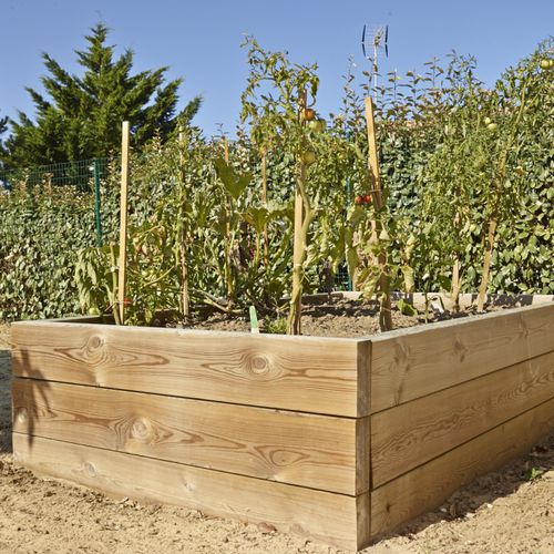 Holz-Pflanzkübel - DURAPIN - PIVETEAU BOIS - rechteckig / klassisch / für öffentliche Bereiche