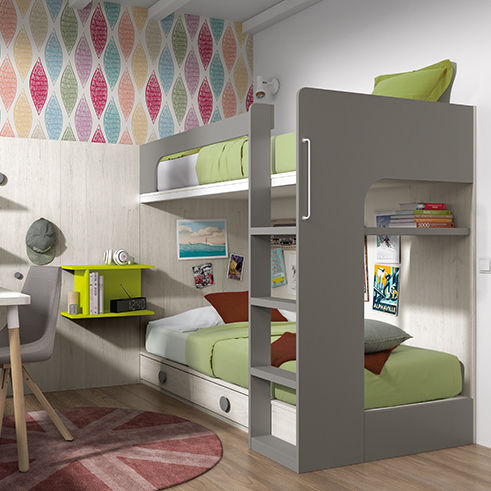 Etagenbett - OLDSCHOOL KIDS 84. - ROS 1 S.A. - Doppelbett / modern / für Kinder