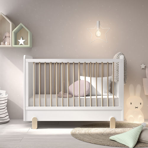 Einpersonen-Babybett - ROS 1 S.A. - modern / für Kinder (Unisex) / lackiertes Holz