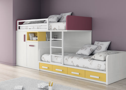 Etagenbett - TOUCH 54  - ROS 1 S.A. - Einpersonen / modern / für Kinder (Unisex)