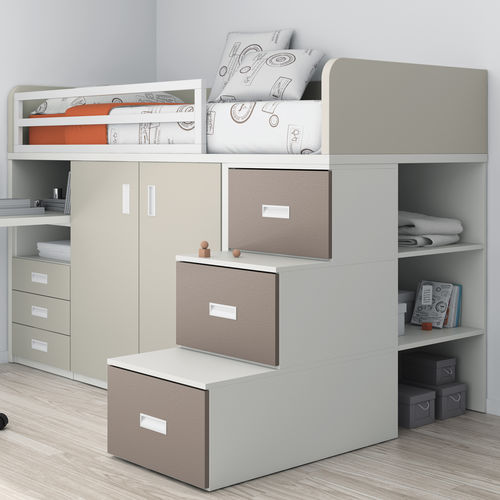 Einpersonenbett - TOUCH 55 - ROS 1 S.A. - modern / für Kinder (Unisex) / kombiniert