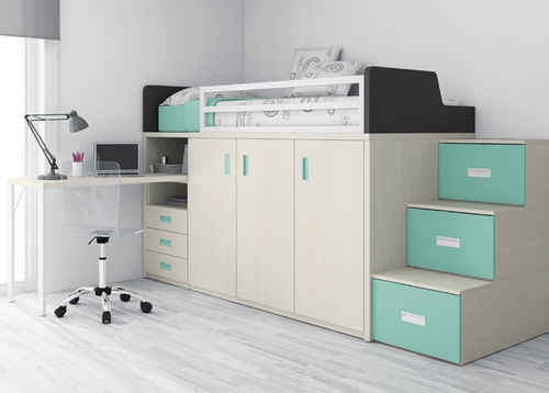 Einpersonenbett - TOUCH 57 - ROS 1 S.A. - modern / für Kinder (Unisex) / kombiniert