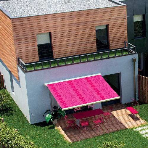 Fallarmmarkise - KOLIBRI® - Roche Habitat - Kassetten / manuell / für Terrasse