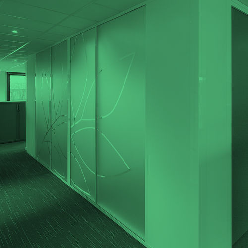 Abnehmbare Trennwand - AZ® - Tiaso - Gipskarton / für professionellen Einsatz / für Eckeinbau
