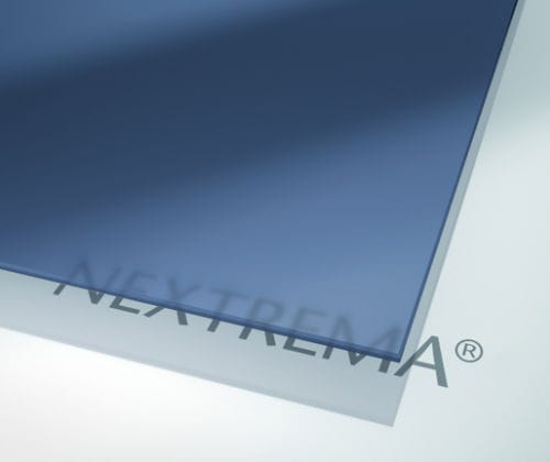 Isolierende Glasscheibe - NEXTREMA® BLUEGREY - SCHOTT AG - lichtdurchlässig / farbig / poliert