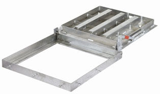 Luke für Fußboden - U.S.F. Fabrication Inc. - quadratisch / Metall / für Hausautomationssystem