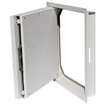 Revisionsklappe für Wand - PF FD120 - Exitile - für abgehängte Decken / quadratisch / Edelstahl