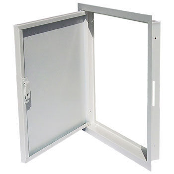 Revisionsklappe für Wand - XL PF SA - Exitile - quadratisch / Stahl / luftdicht