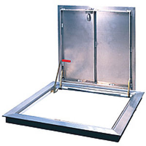 Luke für Fußboden - K l KD - Bilco UK - quadratisch / Aluminium / für Hausautomationssystem